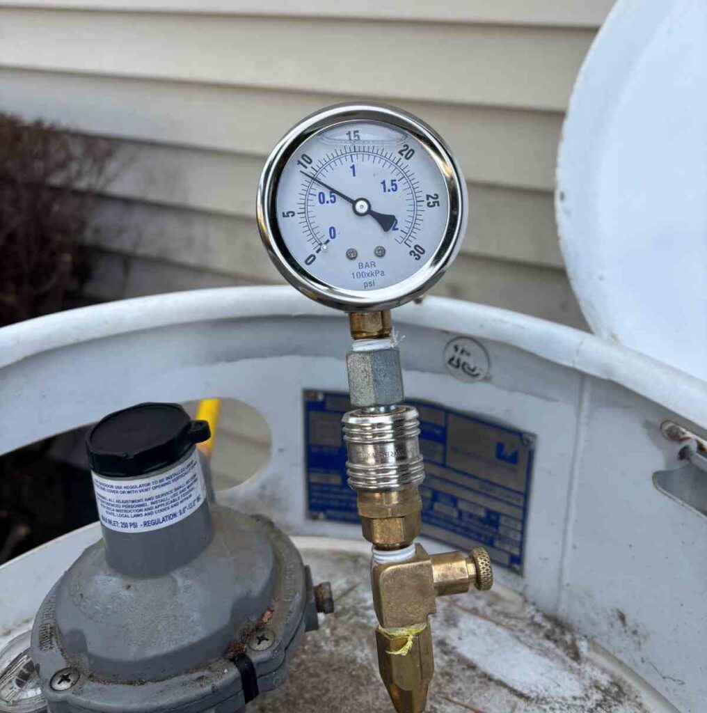 Propane tank gauge